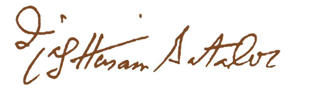 Signature of Ijaz Husain Batalvi